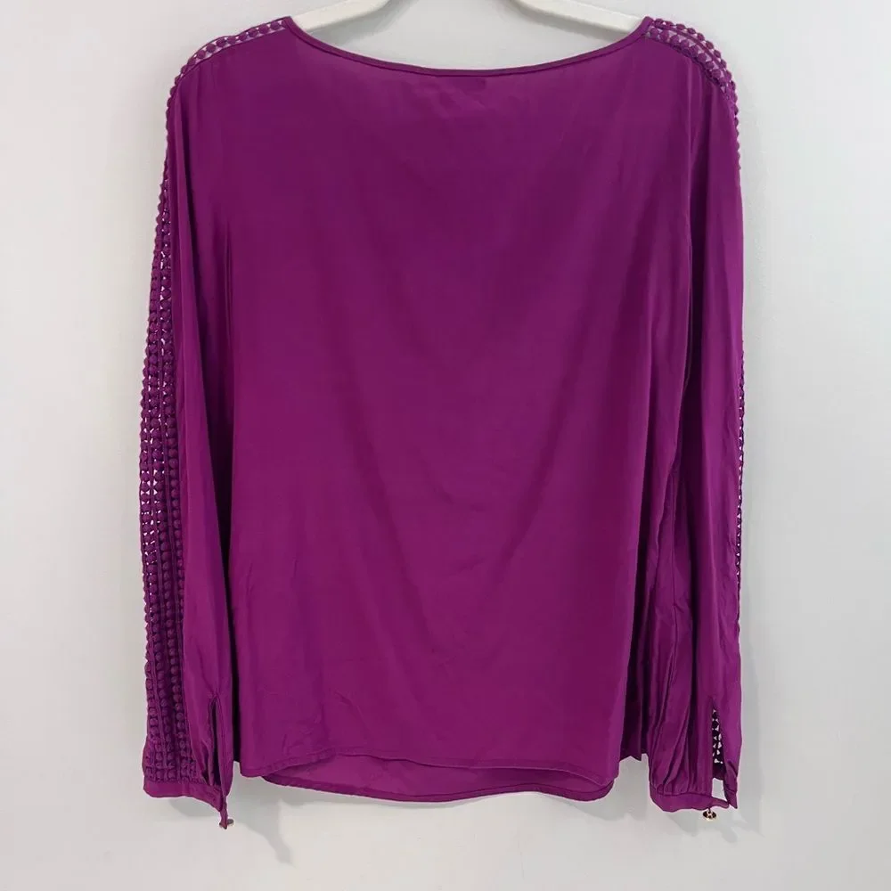 Tory Burch “Lillian” Blouse Size 6 Silk